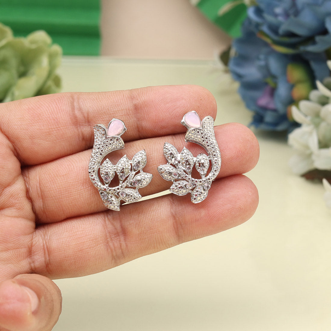 Assorted Color Collection Of 11 Pairs Of Unique Fashion Earrings Styles