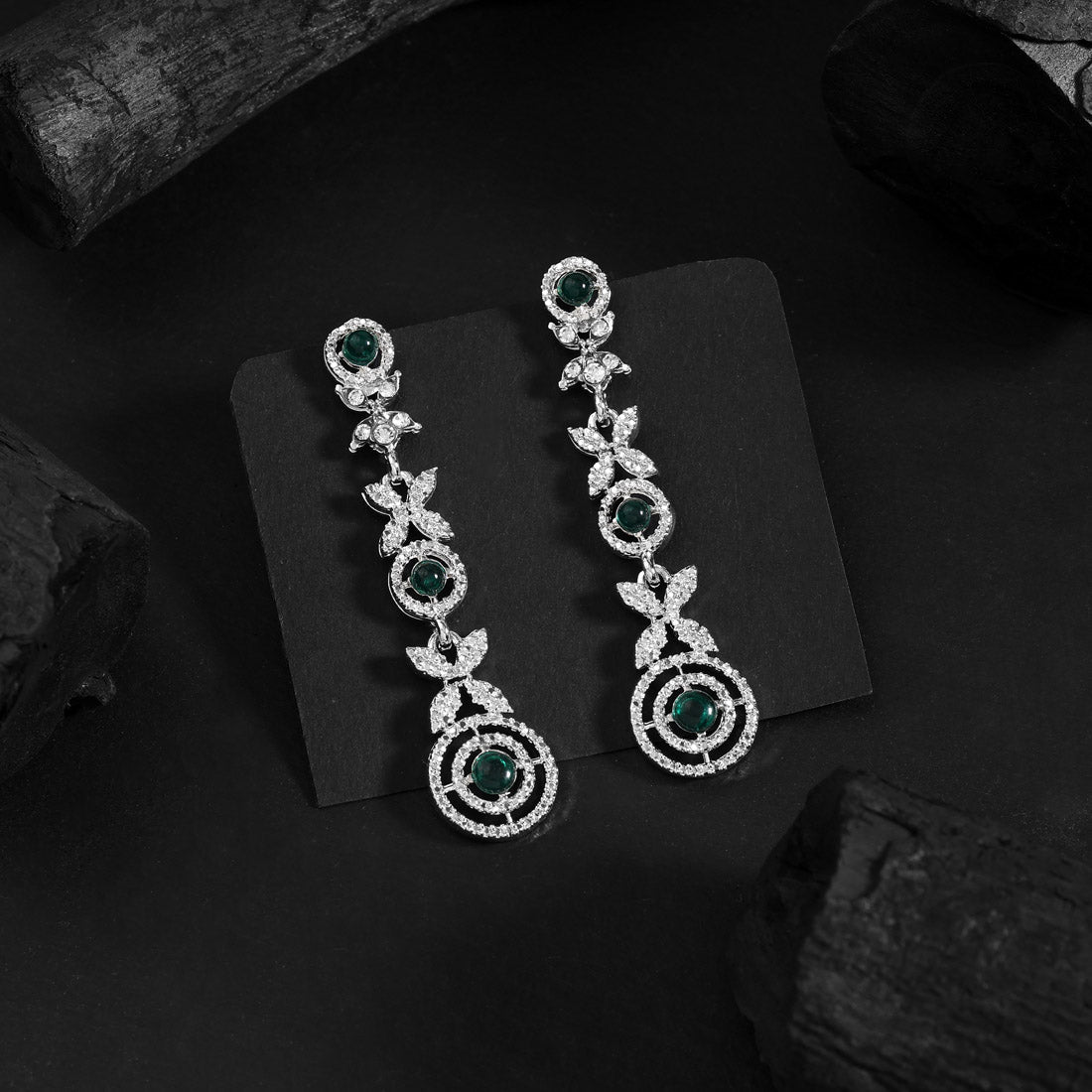 Cool Blue Color Fashion Earrings