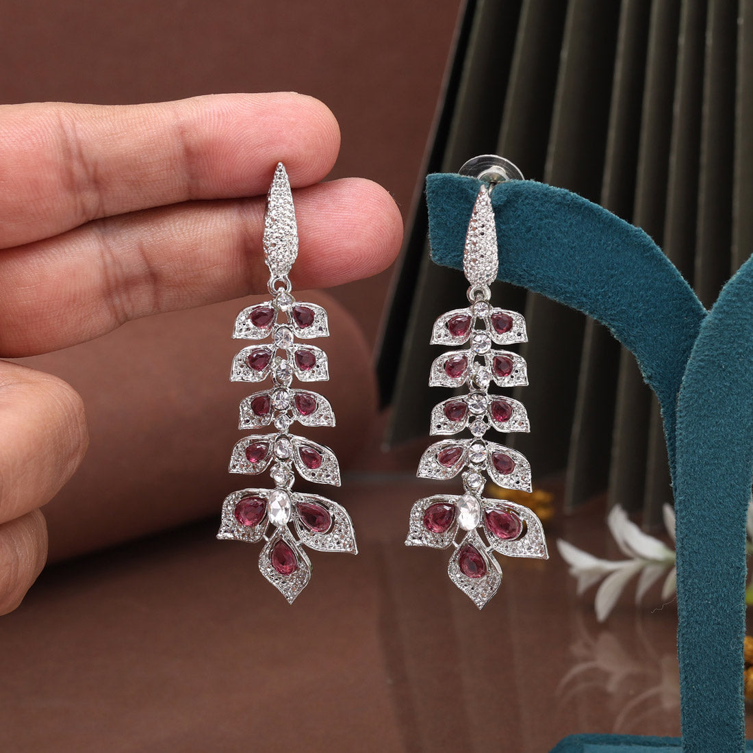 Oceanic Blue Color Fashion Earrings