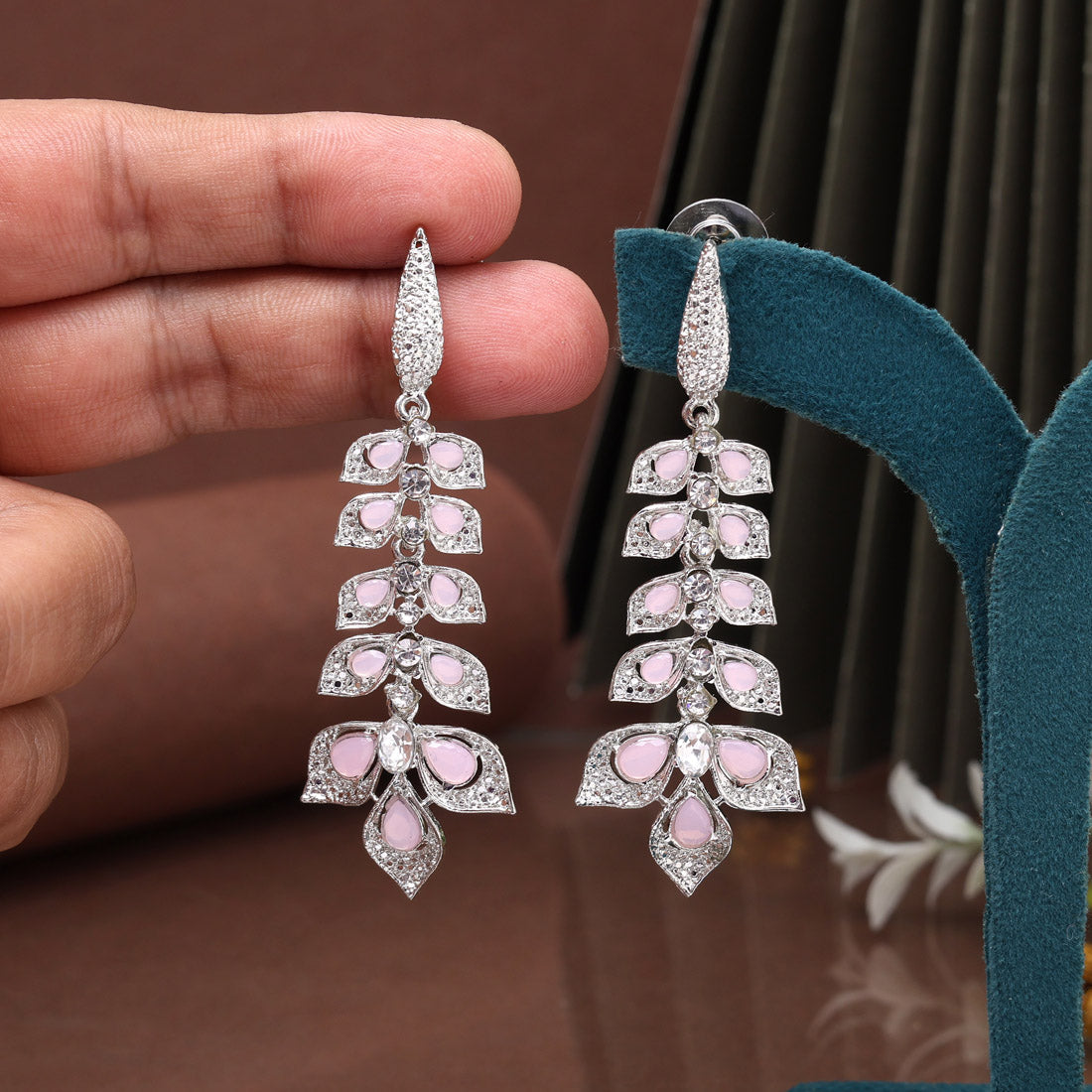 Oceanic Blue Color Fashion Earrings