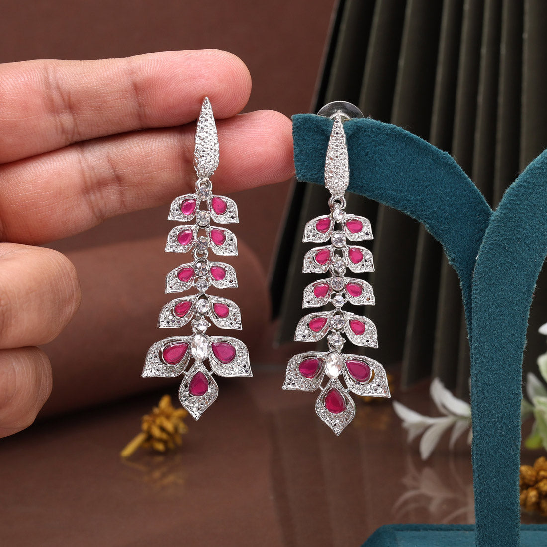 Oceanic Blue Color Fashion Earrings