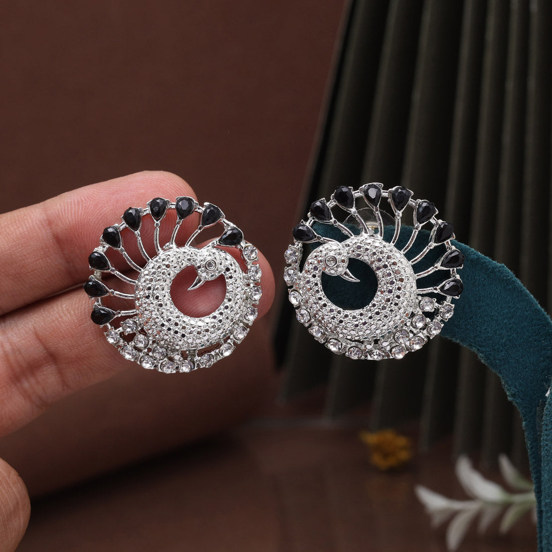 Blush Pink Color Fashion Earrings