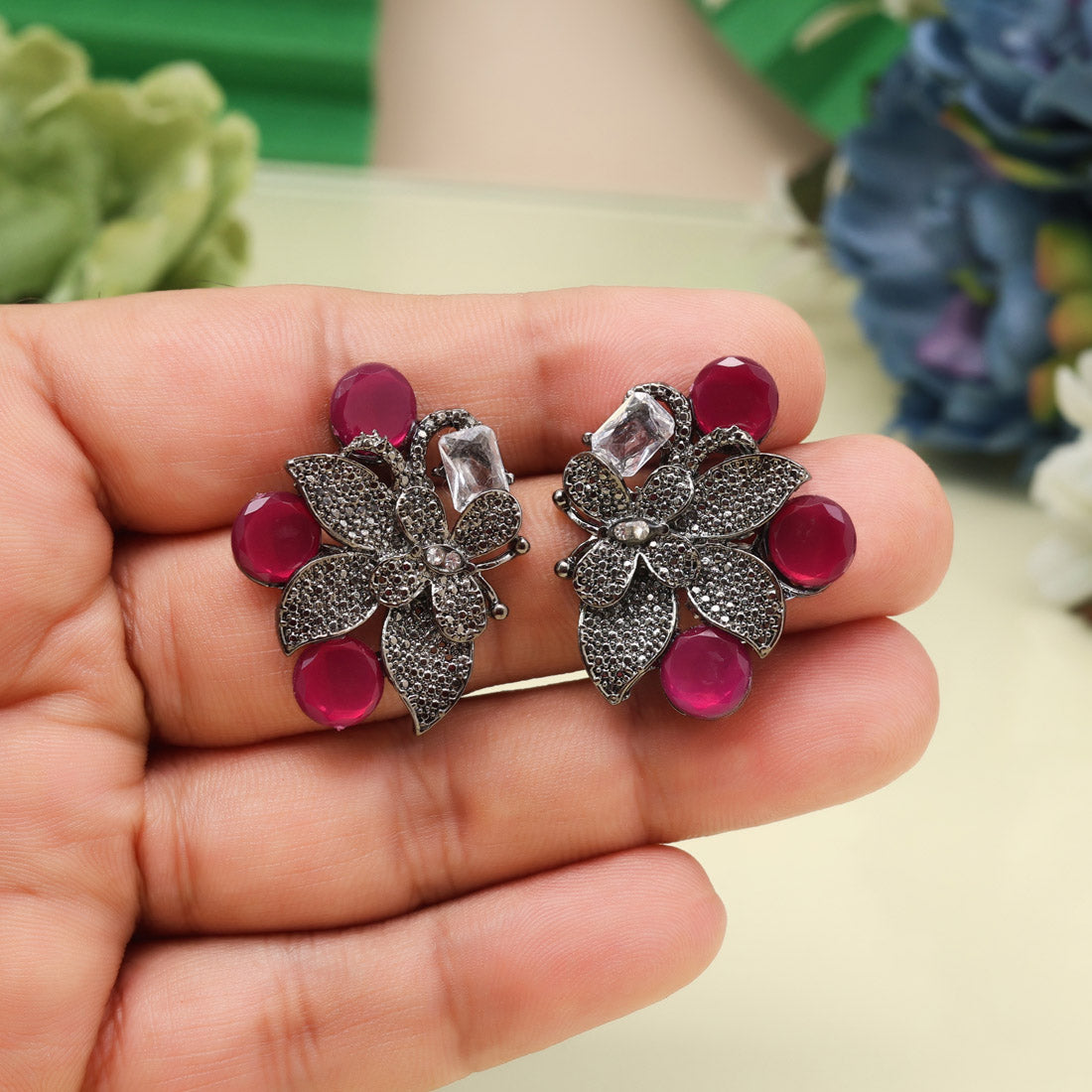 Assorted Color Fashion Earrings In A Set Of 12 Unique Pairs