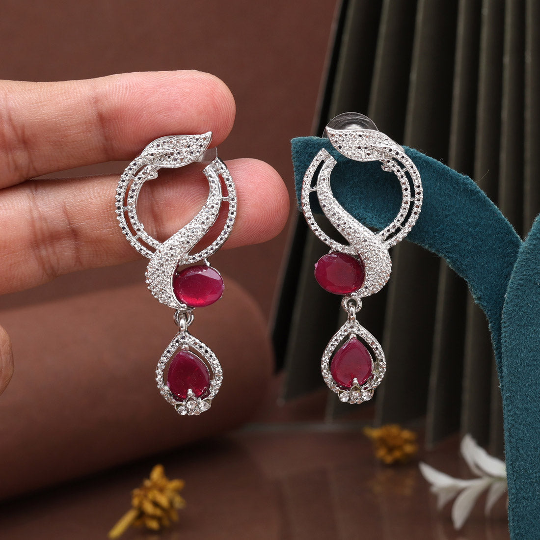 Modern Rani Color Fashion Earrings