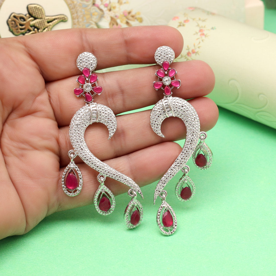Royal Rani Color Fashion Earrings
