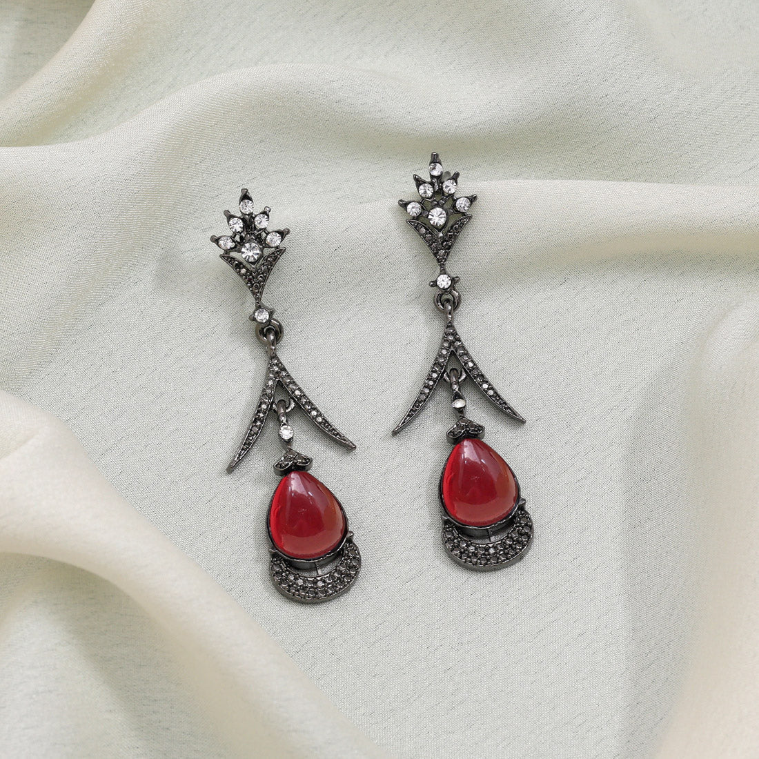Rani Color Fashion Earrings Ideal For Traditional And Festive Occasions