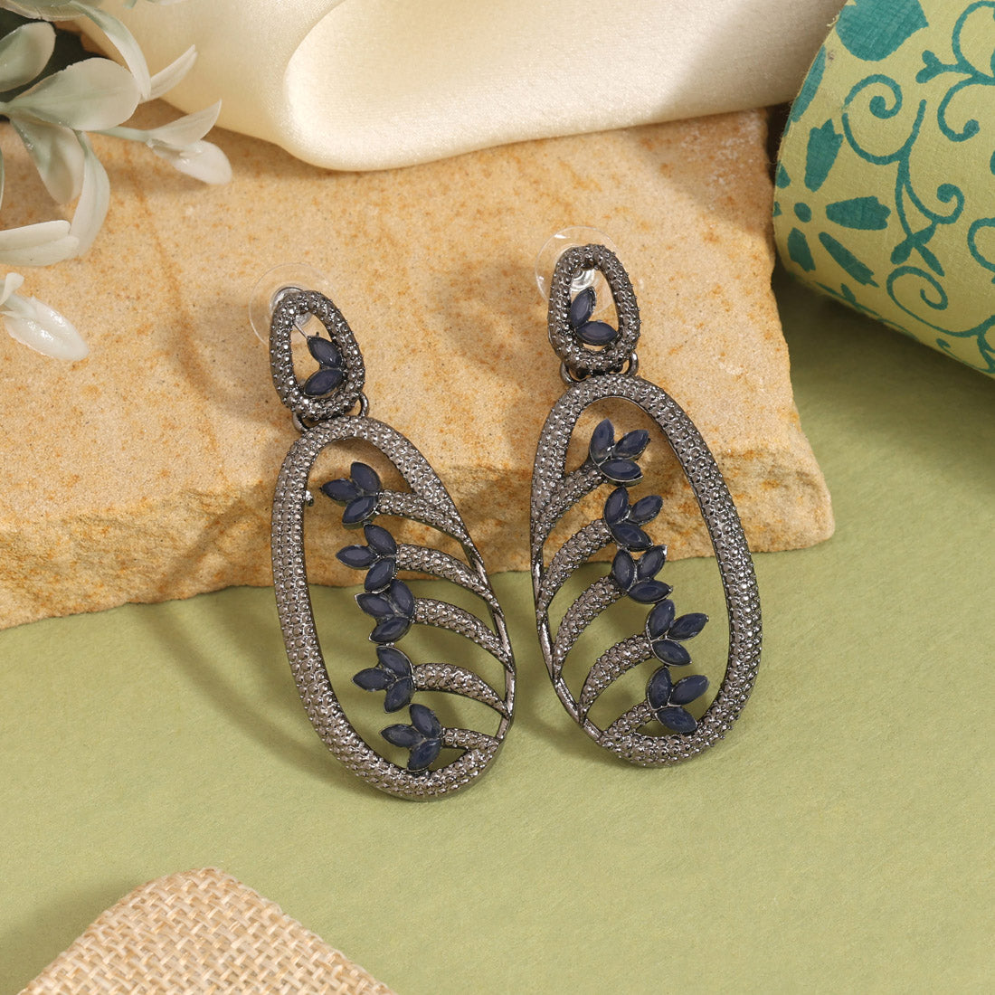 Blue Color Fashion Earrings That Add Sparkle To Any Day Look