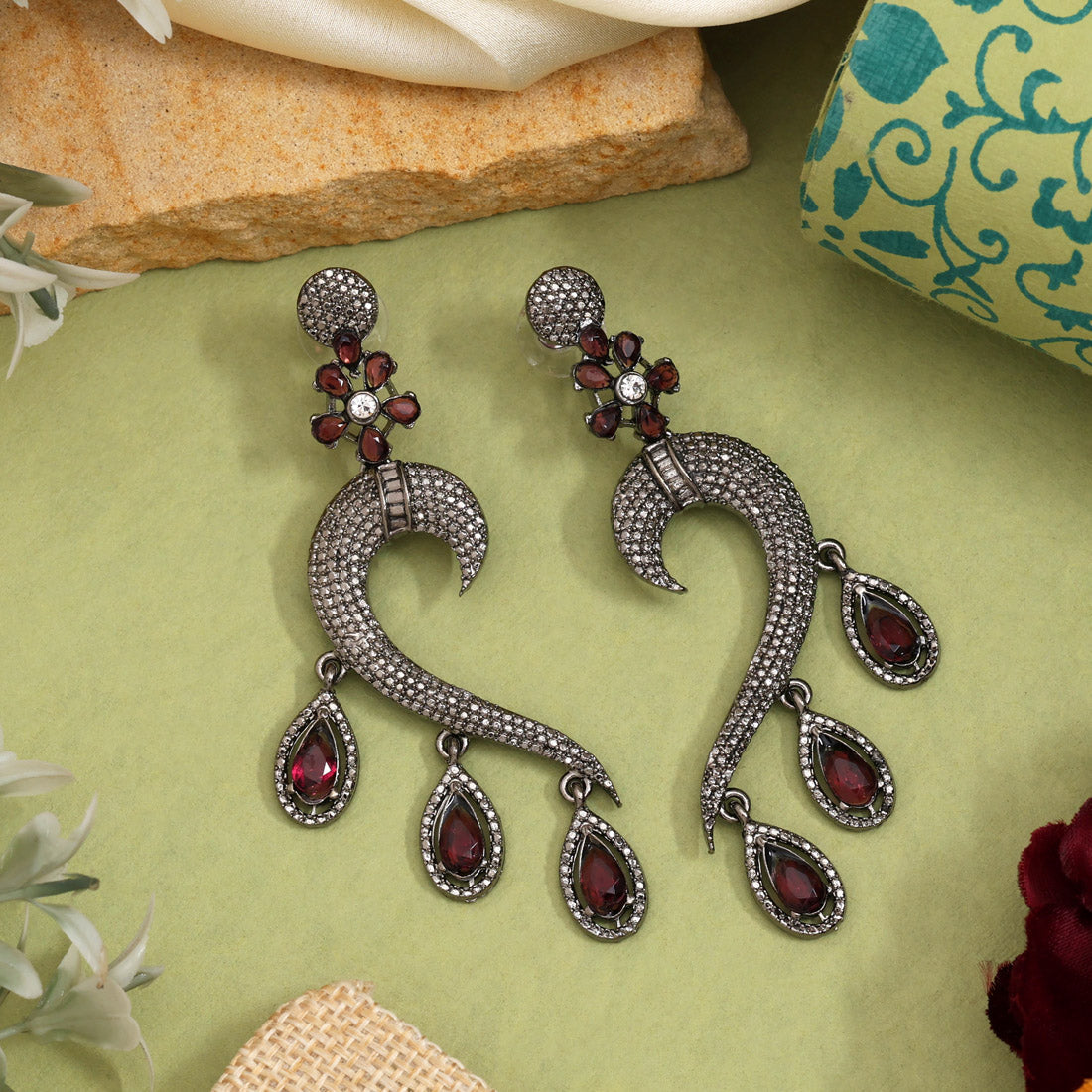 Magenta Color Fashion Earrings That Make Your Outfit Pop Instantly