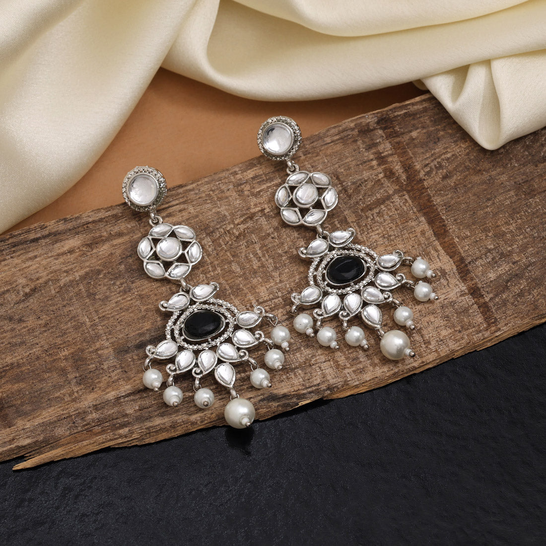 Black Color Fashion Earrings To Match Your Bold Monochrome Wardrobe Choices