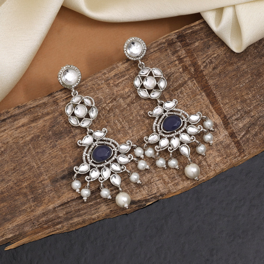 Blue Color Fashion Earrings Giving You A Cool And Contemporary Style