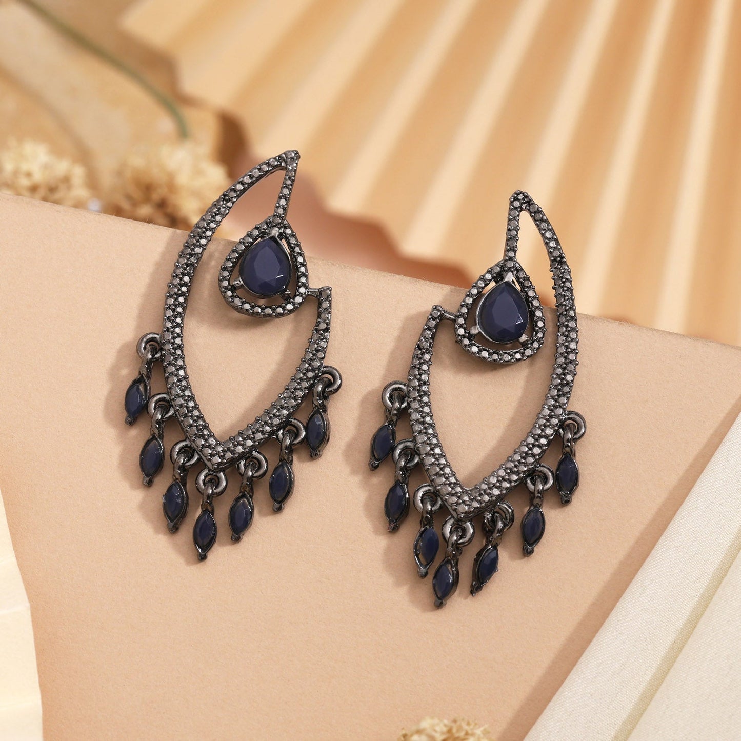 Cloud Blue Color Fashion Earrings To Pair With Whites And Denim Jeans
