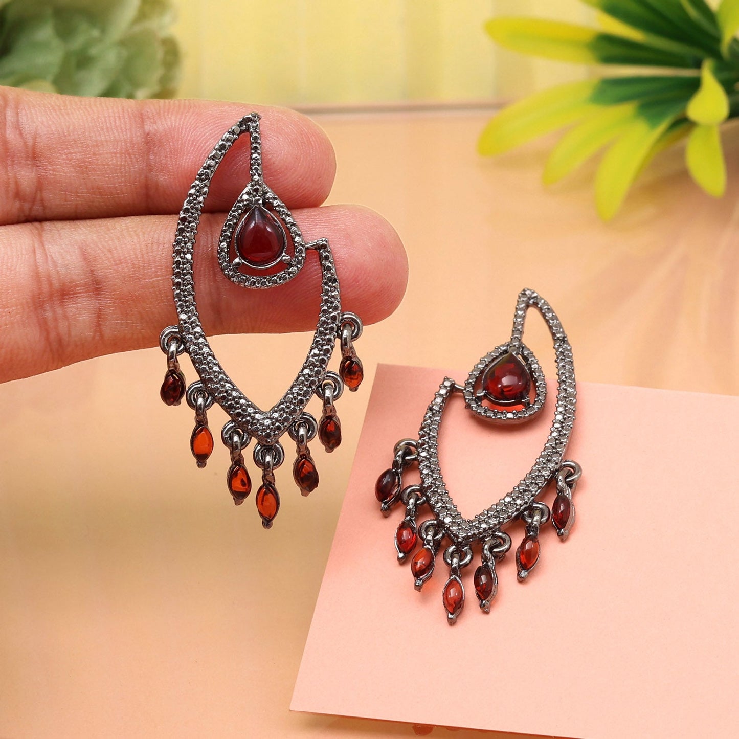 Electric Orange Color Fashion Earrings For Maximum Style Impact And Glow