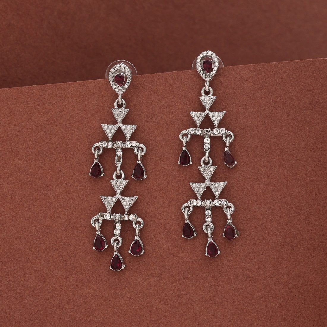 Rani Color Fashion Earrings In Traditional Style For Girls And Women