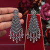 Silver Color Oxidised Earrings (GSE2879SLV)