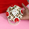Multi Color Floral Imitation Pearl Juda (HRP126MLT)