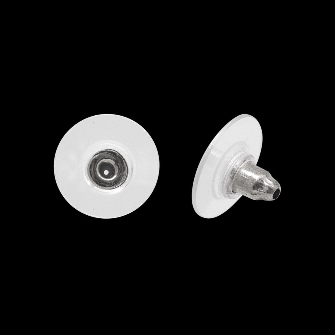 Silver Jewellery Raw Material (Earrings Push Back 50 Pairs)