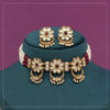 Rani Color Choker Kundan Necklace Set (KN1401RNI)
