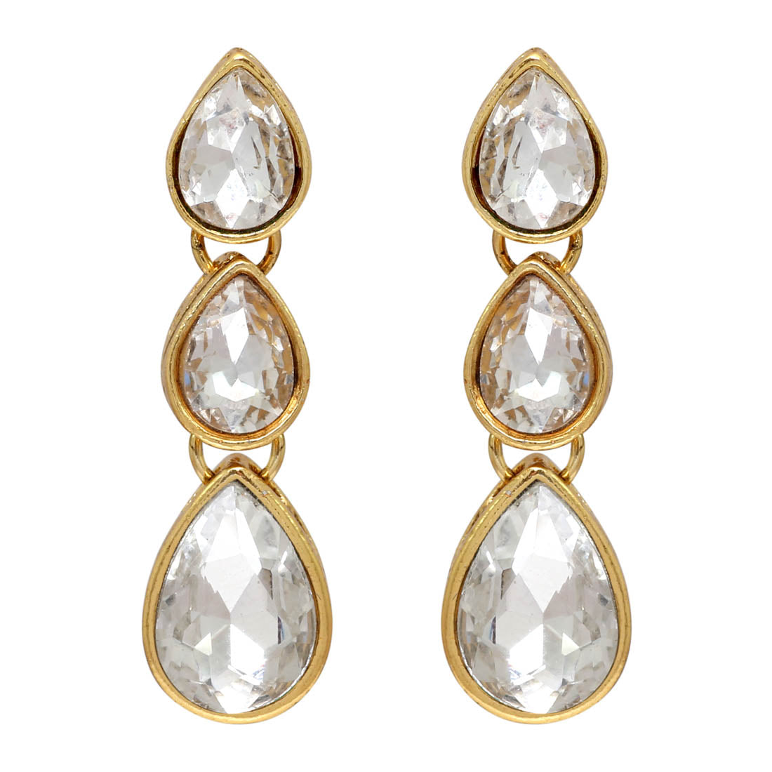 White Color Kundan Necklace Set (KN194WHT)