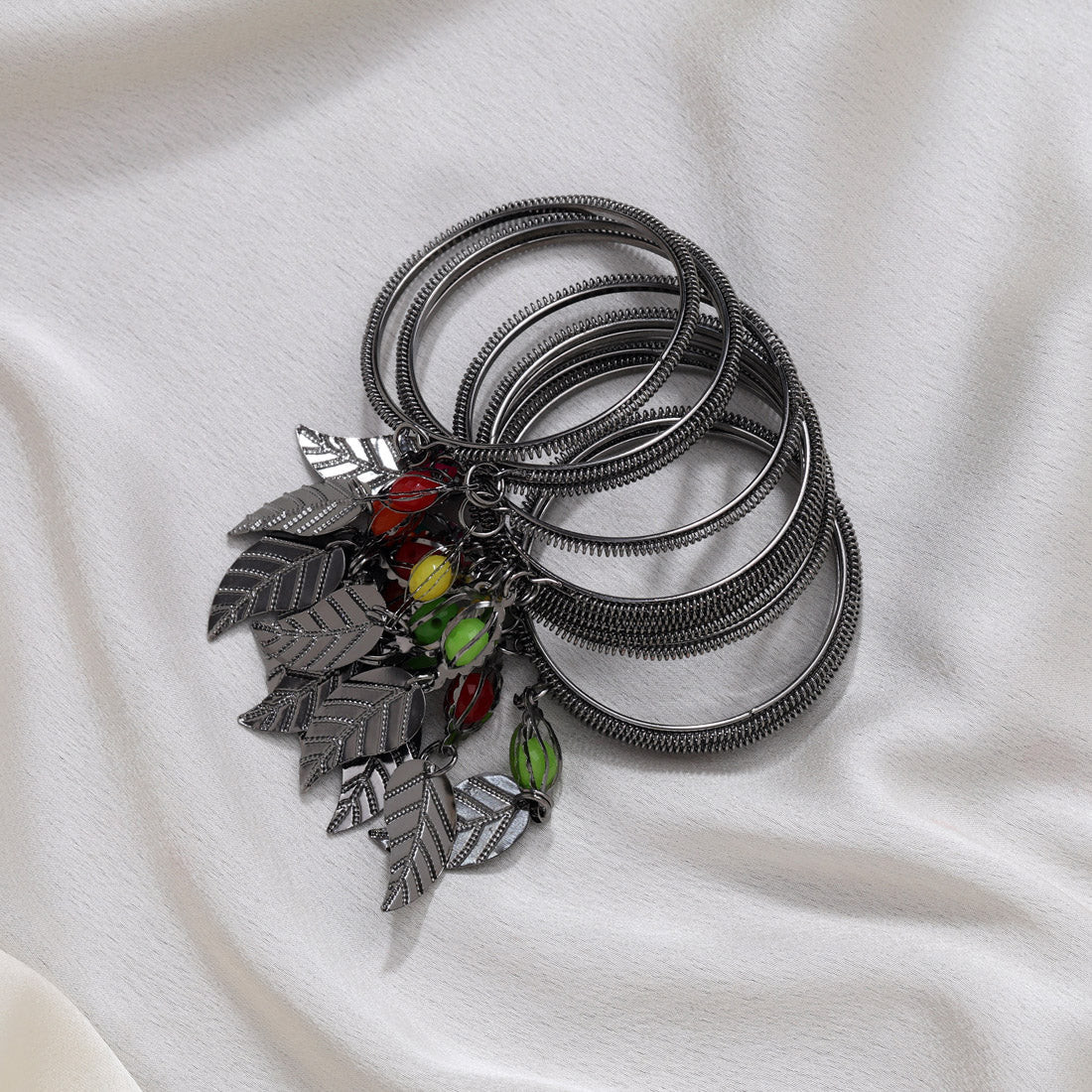 Multi Color 1 Set Of Kids Bangle Size: 1.12 (PLKB874MLT-1.12)