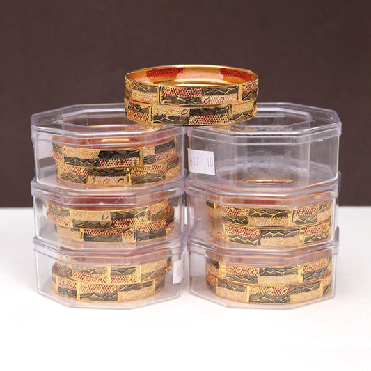 Multi Color 6 Pair Of Bangles Combo (PLKBCMB616)