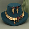 Rani Color Matte Gold Necklace Set (TPLN625RNI)