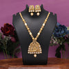 Gold Color Lord Radha Krishna Temple Necklace Set (TPLN631GLD)