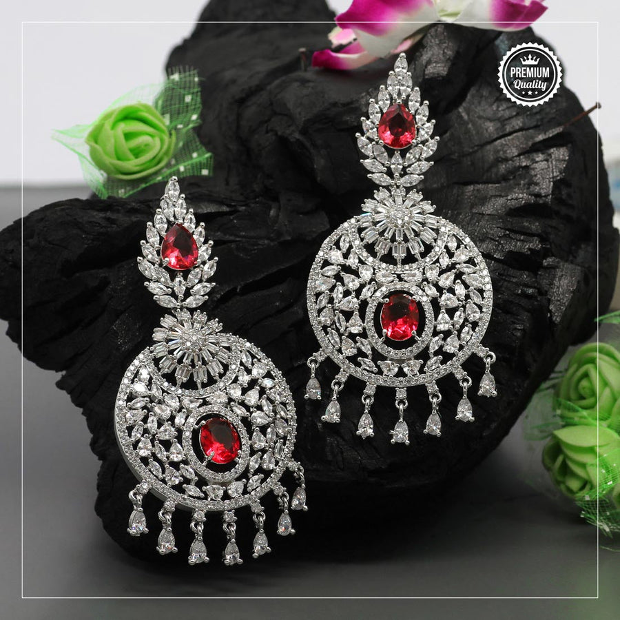Rani Color American Diamond Earrings (ADE224RNI)