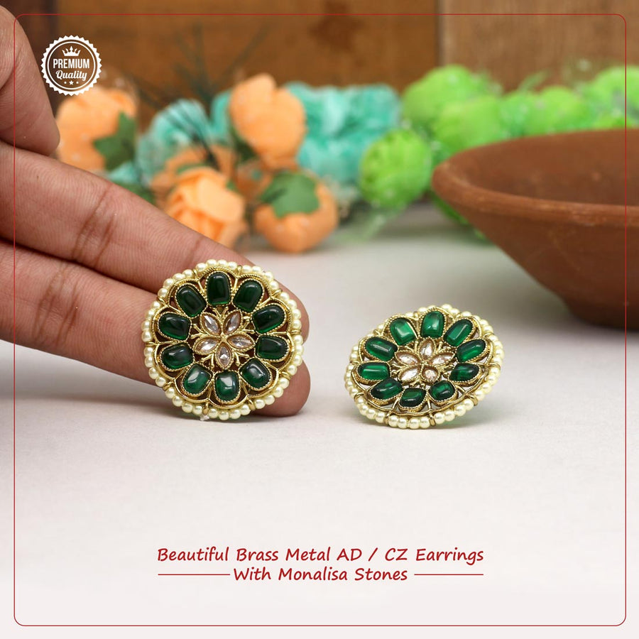 Antique American Diamond Earrings (ADE244)