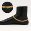 Gold Color Rhinestone Anklets (ANK1009GLD)