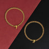 Gold Color Rhinestone Anklets (ANK1009GLD)