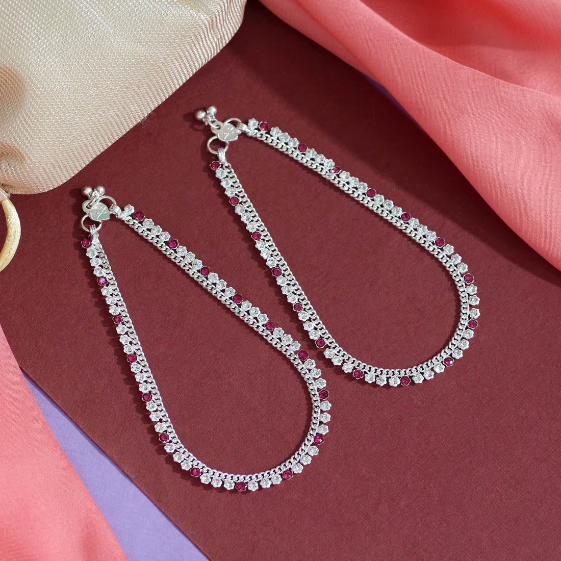 Rani Color Rhinestone Anklets (ANK913RNI)