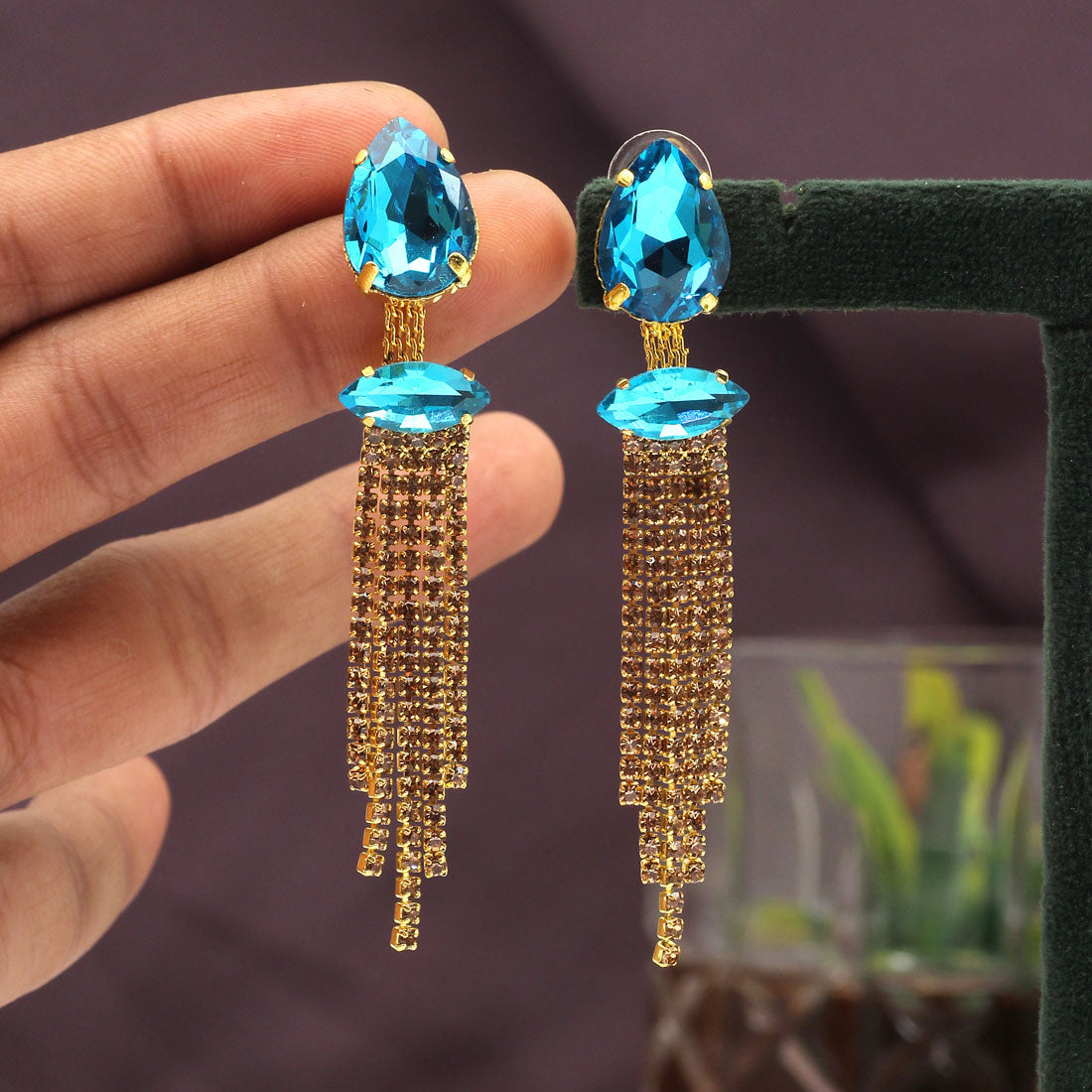 Forzieri Multicolor Crystal Earrings at FORZIERI Canada