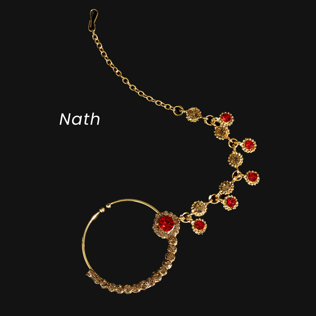 Red Color Kundan Bridal Set (BDL206RED)