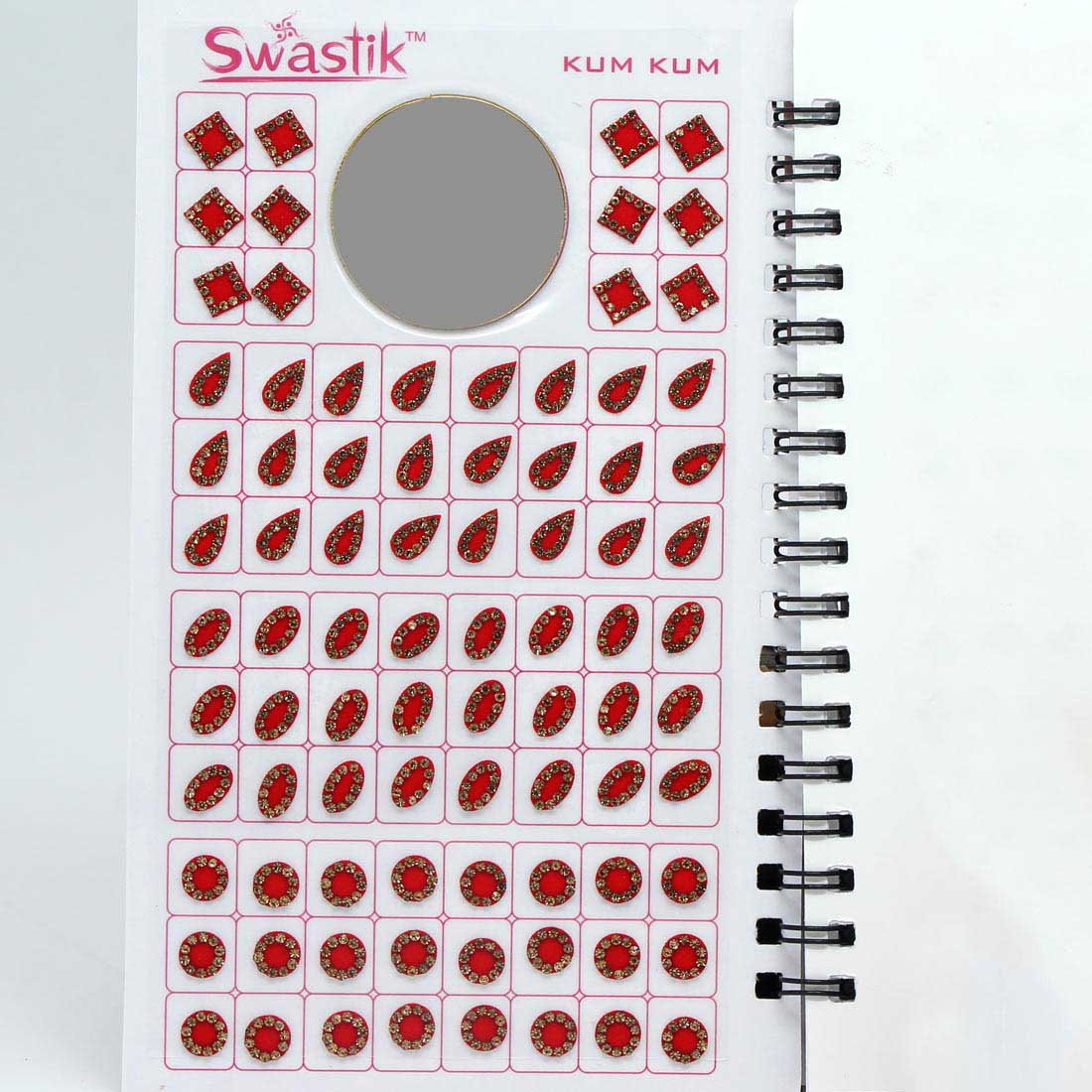 Multicolor Stone Bindi Book For Women & Girls- Total Piece- 576 (BND105CMB)