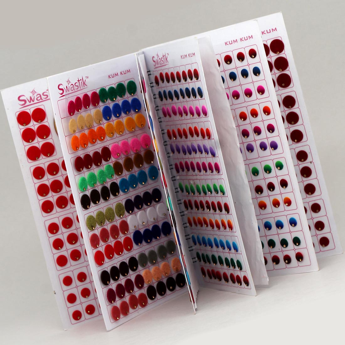 Multicolor Velvet Bindi Book For Women & Girls- Total Pieces- 960 (BND129CMB)