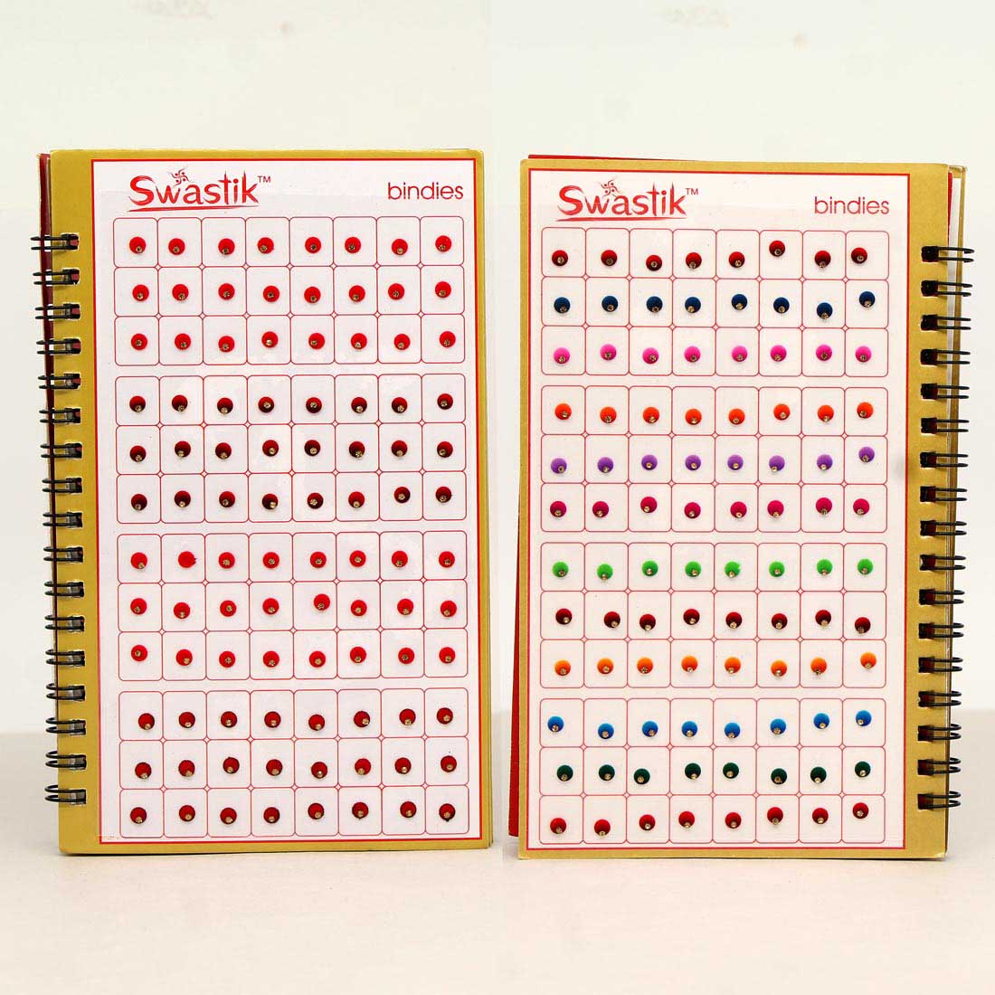 Assorted Color Multicolor Velvet Bindi Book For Women & Girls- Total Pieces- 960 (BND147CMB)