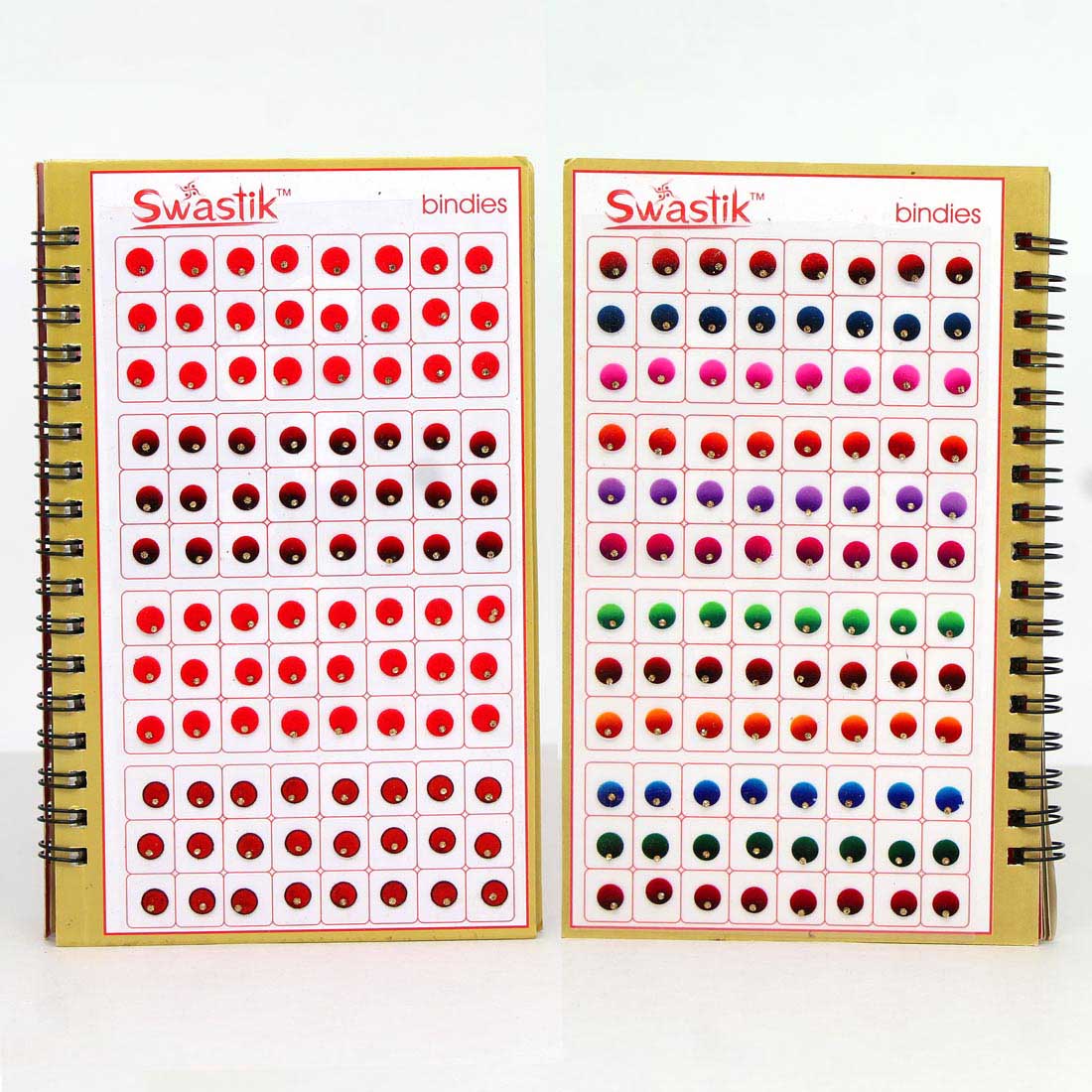 Assorted Color Velvet Bindi Book For Women & Girls- Total Pieces- 960 (BND148CMB)