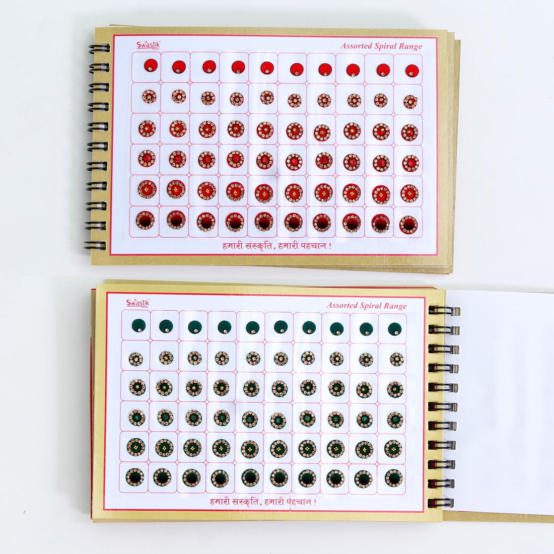 Multicolor Velvet Bindi Book For Women & Girls- Total Pieces- 600 (BND164CMB)