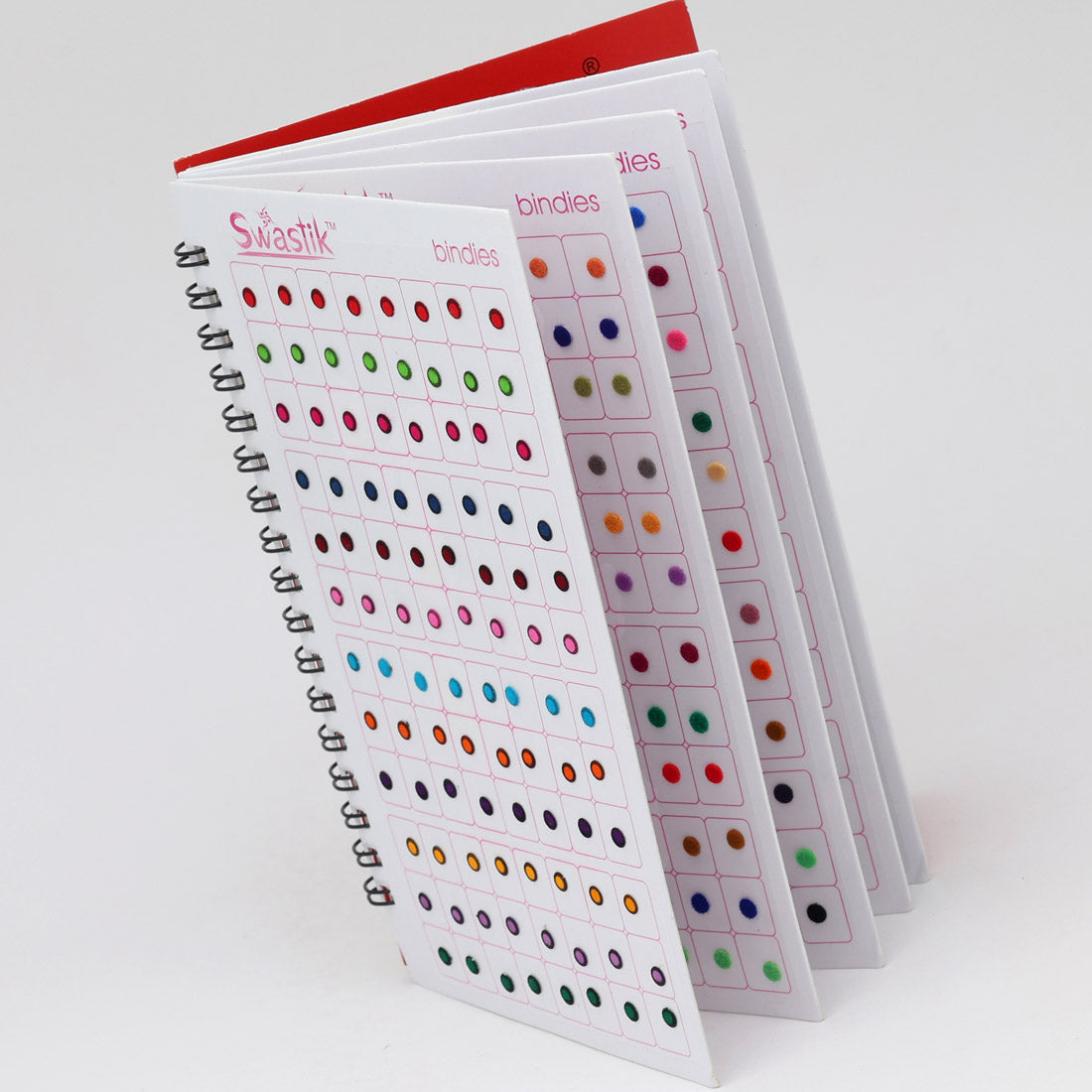 Assorted Color Velvet Bindi Book For Women & Girls- Total Pieces- 960 (BND217CMB)