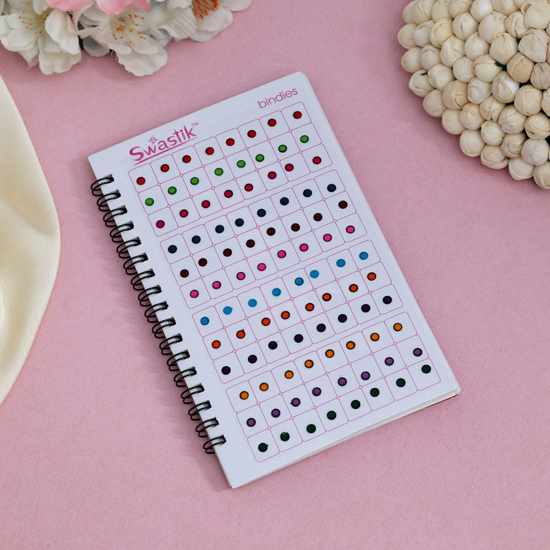 Assorted Color Velvet Bindi Book For Women & Girls- Total Pieces- 960 (BND217CMB)