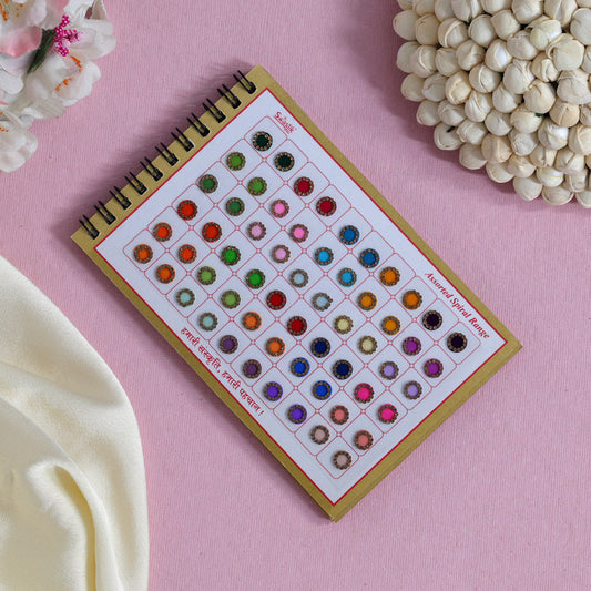 Assorted Color Bindi Book For Women & Girls- Total Pieces- 300 (BND220CMB)