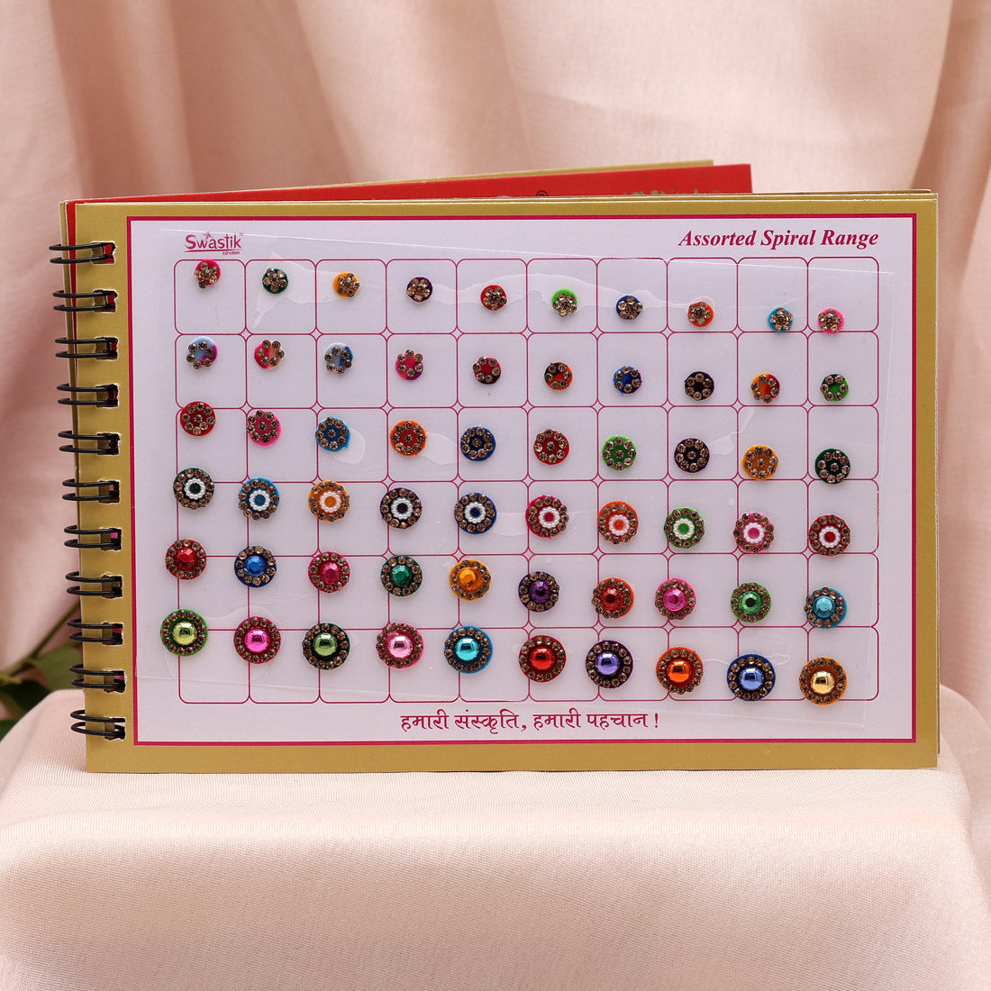 Assorted Color Bindi Book For Women & Girls- Total Pieces- 300 (BND232CMB)