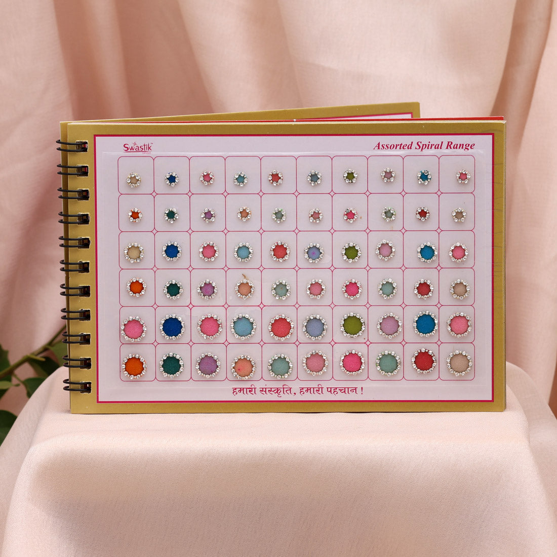 Assorted Color Bindi Book For Women & Girls- Total Pieces- 300 (BND236CMB)