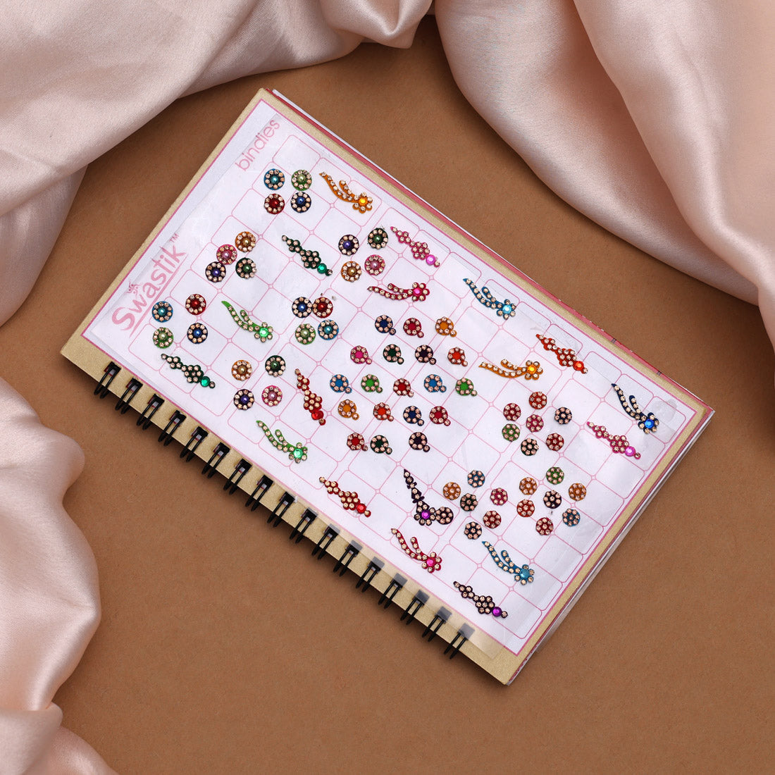 Assorted Color Bindi Book For Women & Girls- Total Pieces- 250 (BND249CMB)
