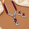 Rani Color American Diamond Necklace Set (CZN888RNI)