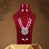 Rani Color American Diamond Necklace Set (CZN892RNI)
