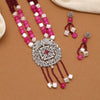 Rani Color American Diamond Necklace Set (CZN892RNI)