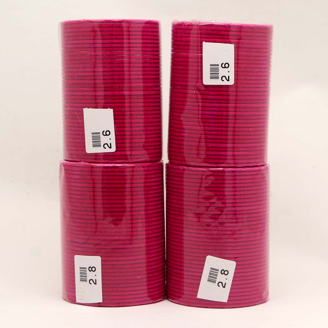 Rani Color 4 Set Of Velvet Fashion Bangles Combo Size(2 Set Of 2.6, 2 Set Of 2.8) FB125CMB