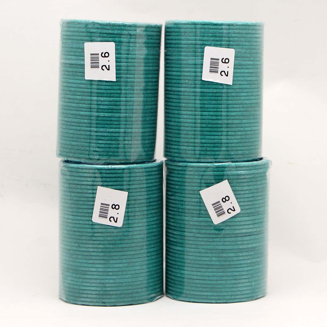 Santro Color 4 Set Of Velvet Fashion Bangles Combo Size(2 Set Of 2.6, 2 Set Of 2.8) FB131CMB