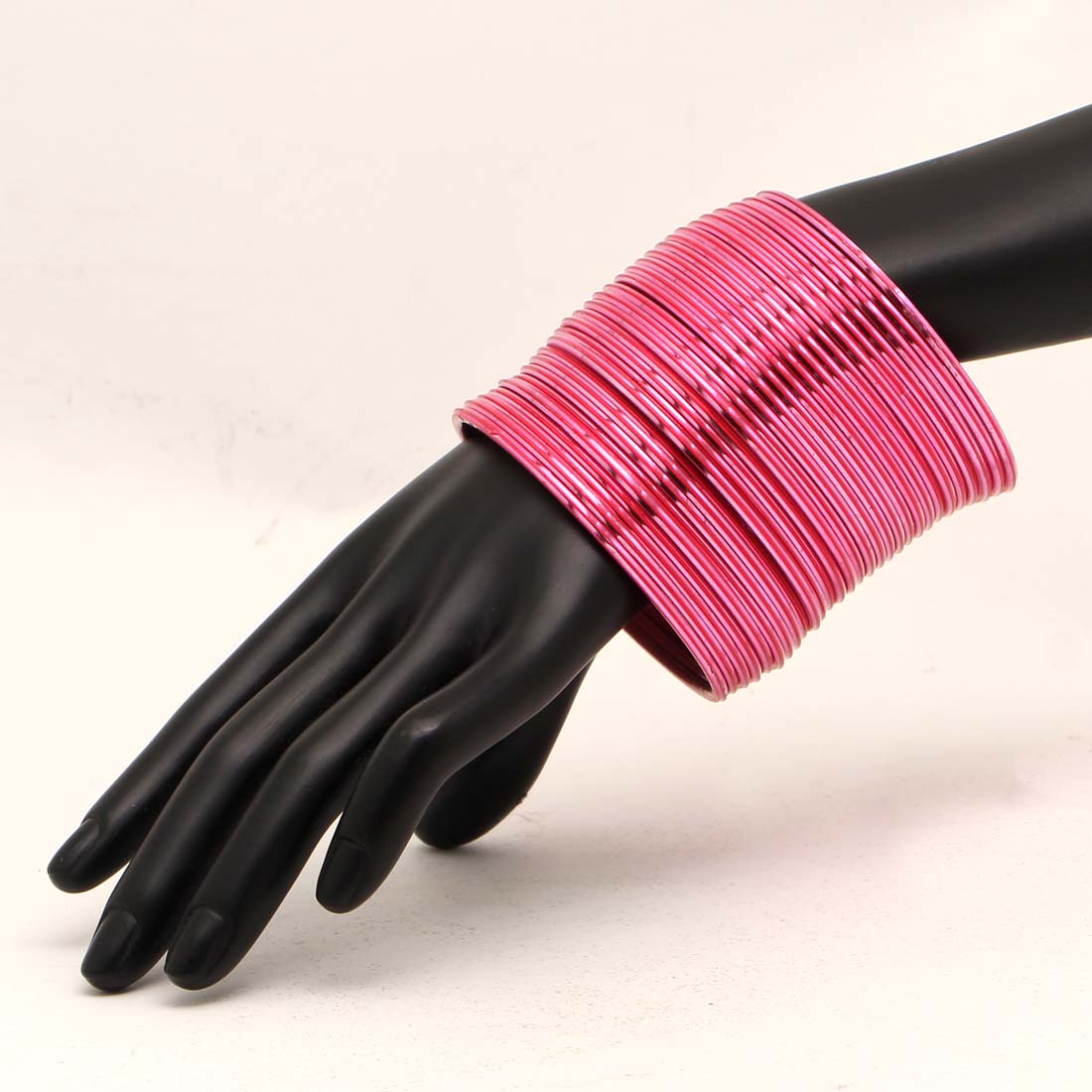 Light Gajari Color 4 Set Of Fashion Bangles Combo Size(2 Set Of 2.6, 2 Set Of 2.8) FB137CMB